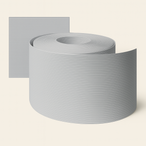 Ograjni trak – Perla siva (RAL 7040) – 190 mm