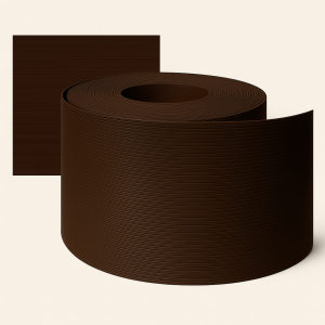 Ograjni trak – Kavna rjava (RAL 8019) – 190 mm