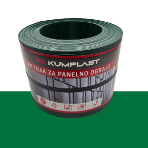 Ograjni trak – Temno gozdna zelena (RAL 6005) – 190 mm